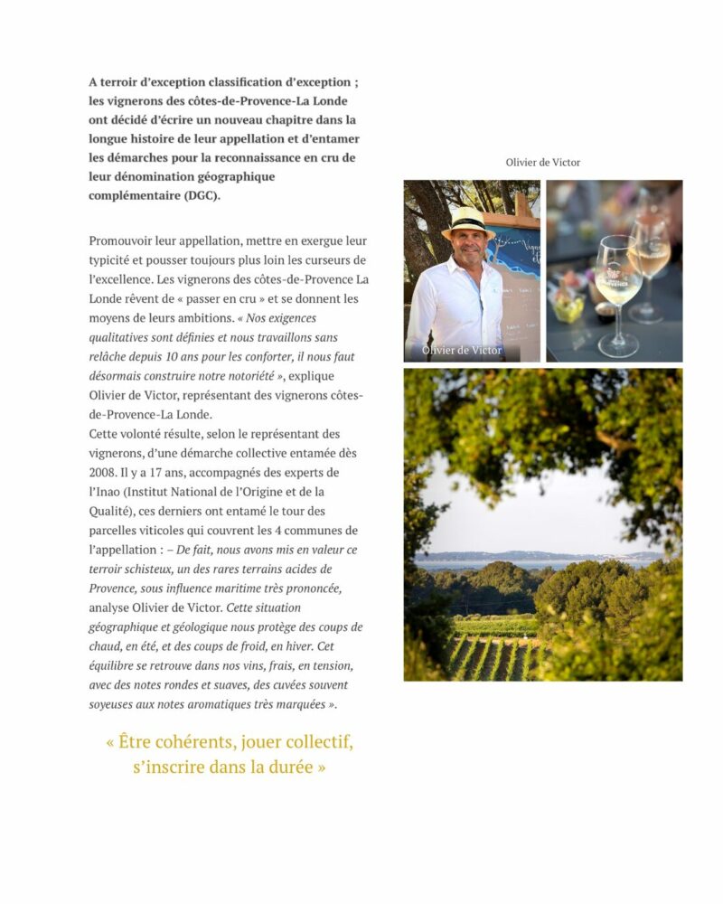 relation de presse domaine viticole en paca